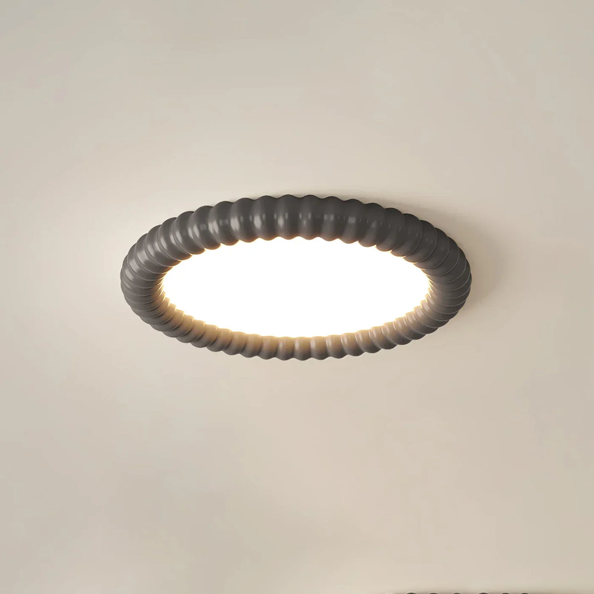 Seraphine | Textured Round Ceiling Light