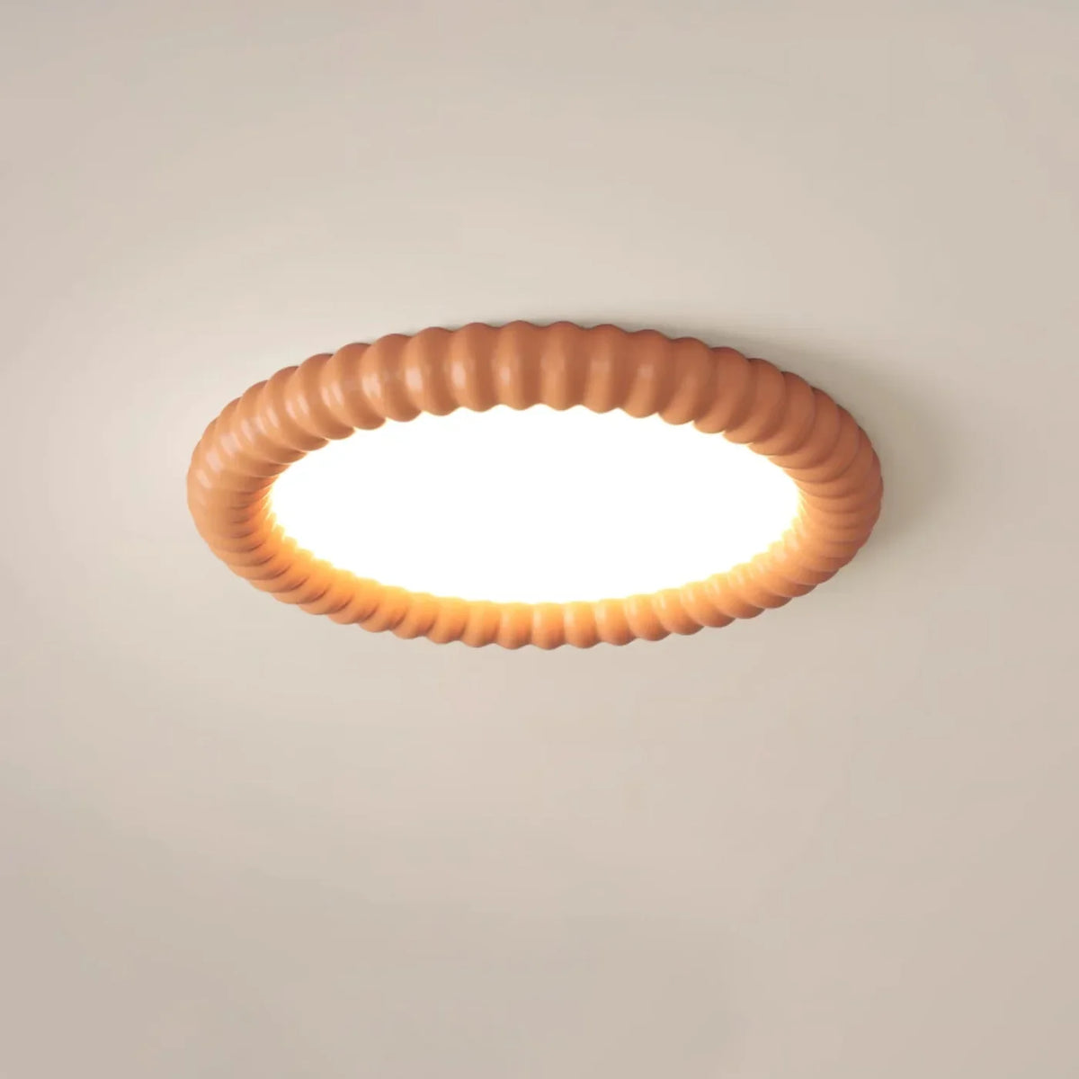 Seraphine | Textured Round Ceiling Light