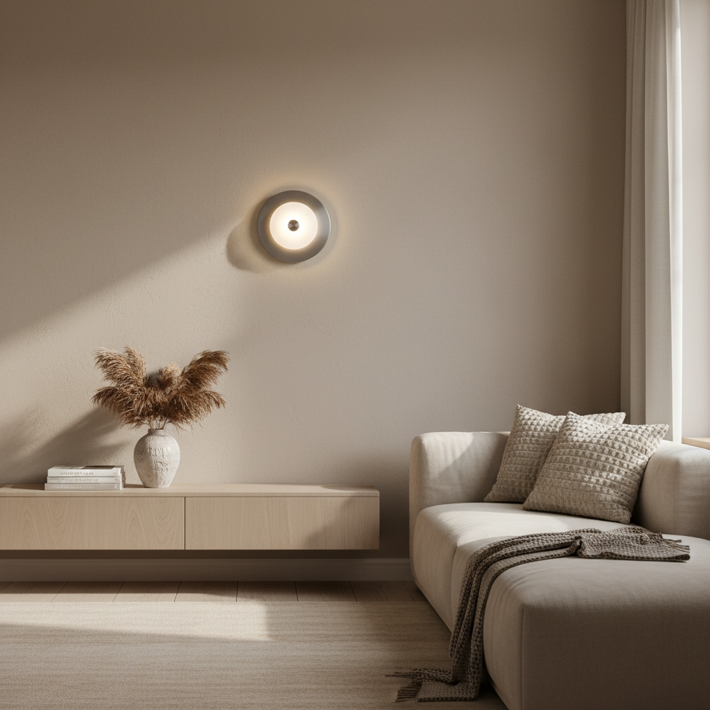 Modern Halo Wall Light