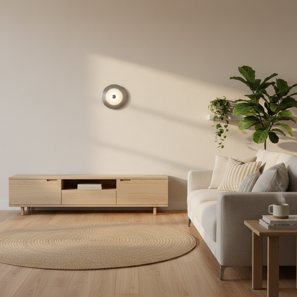 Modern Halo Wall Light