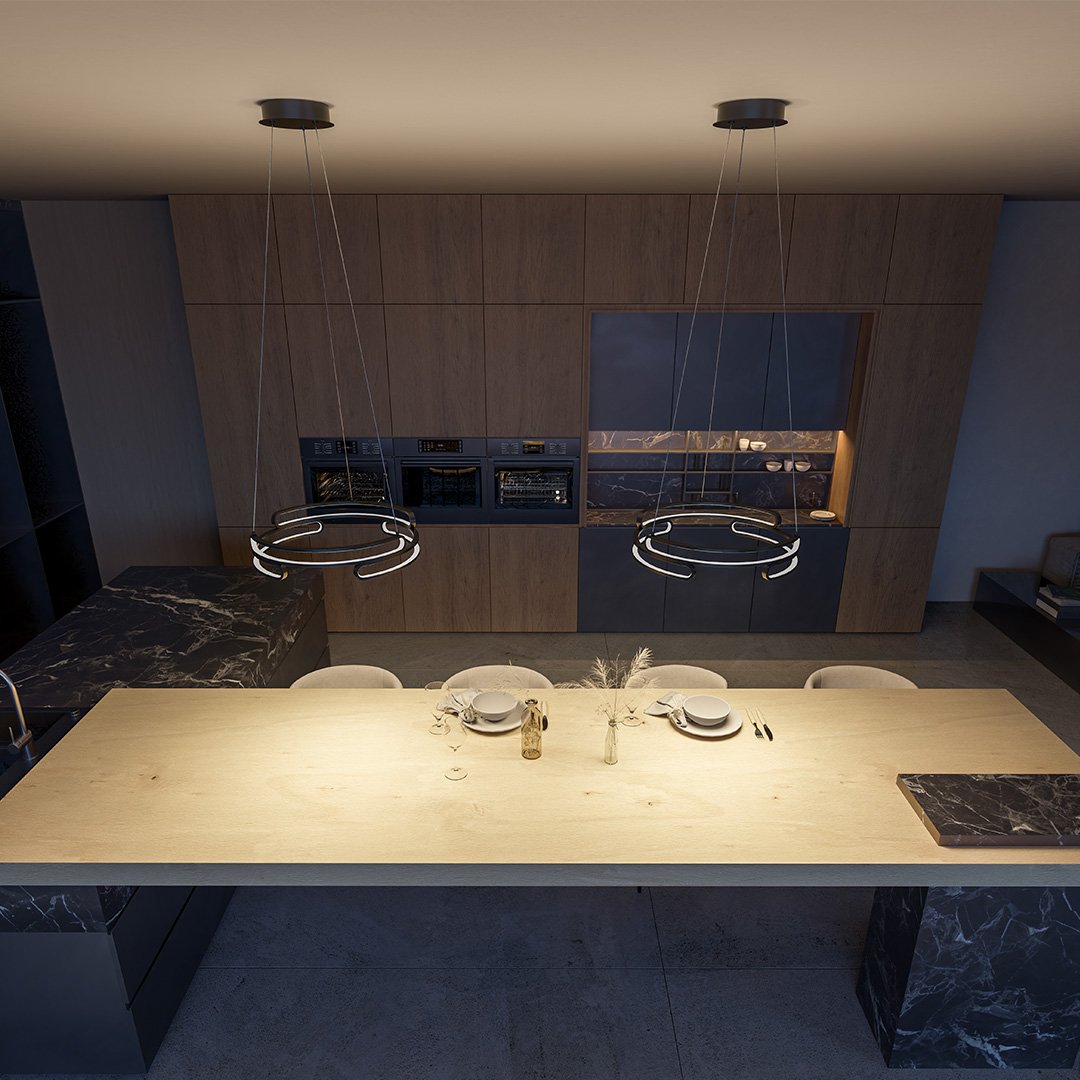 Cyrith | Modern LED Pendant Light with Adjustable Dimming