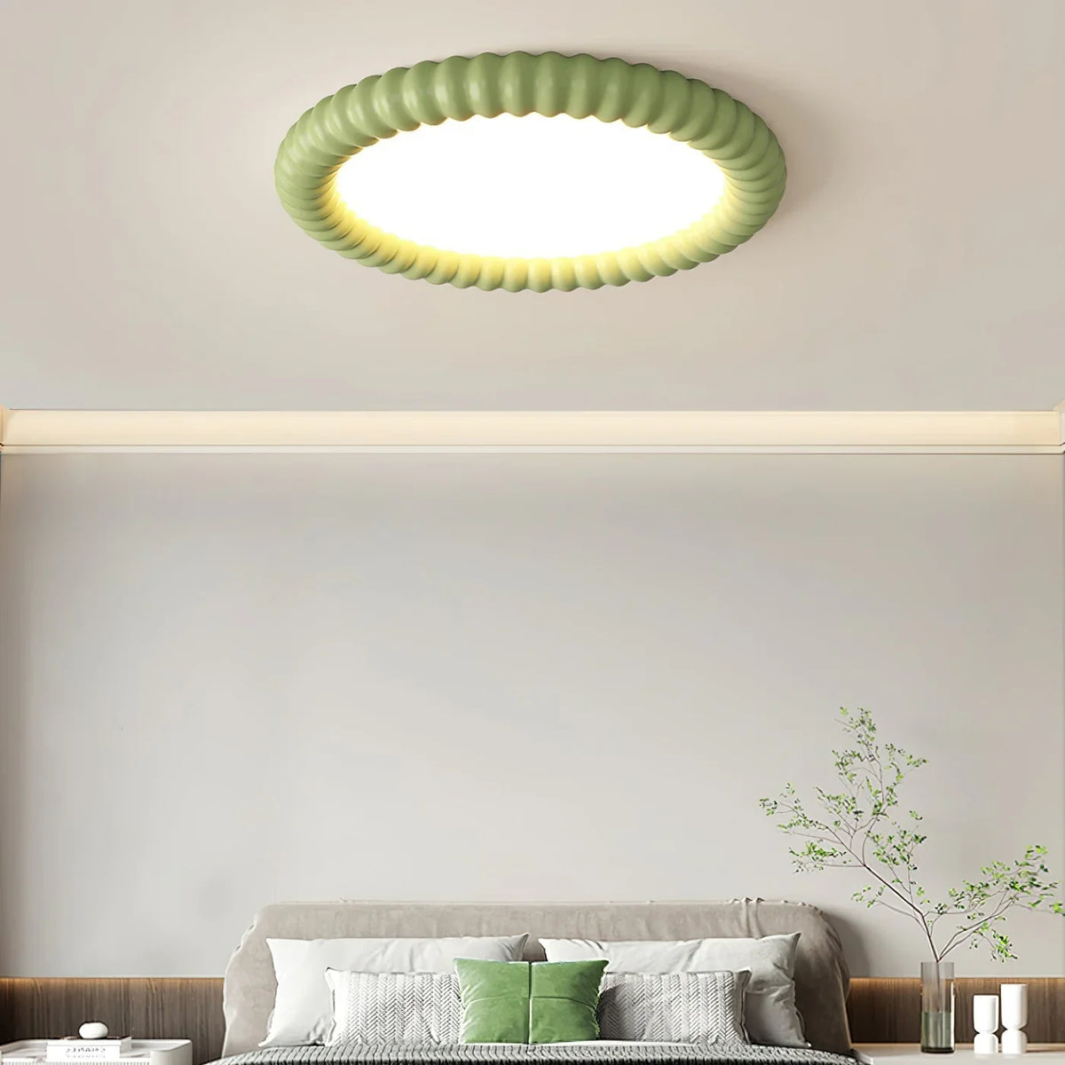 Seraphine | Textured Round Ceiling Light