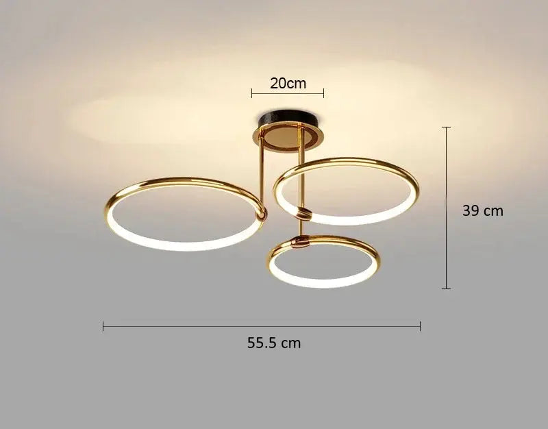 Aveline | Modern LED Ring Ceiling Light