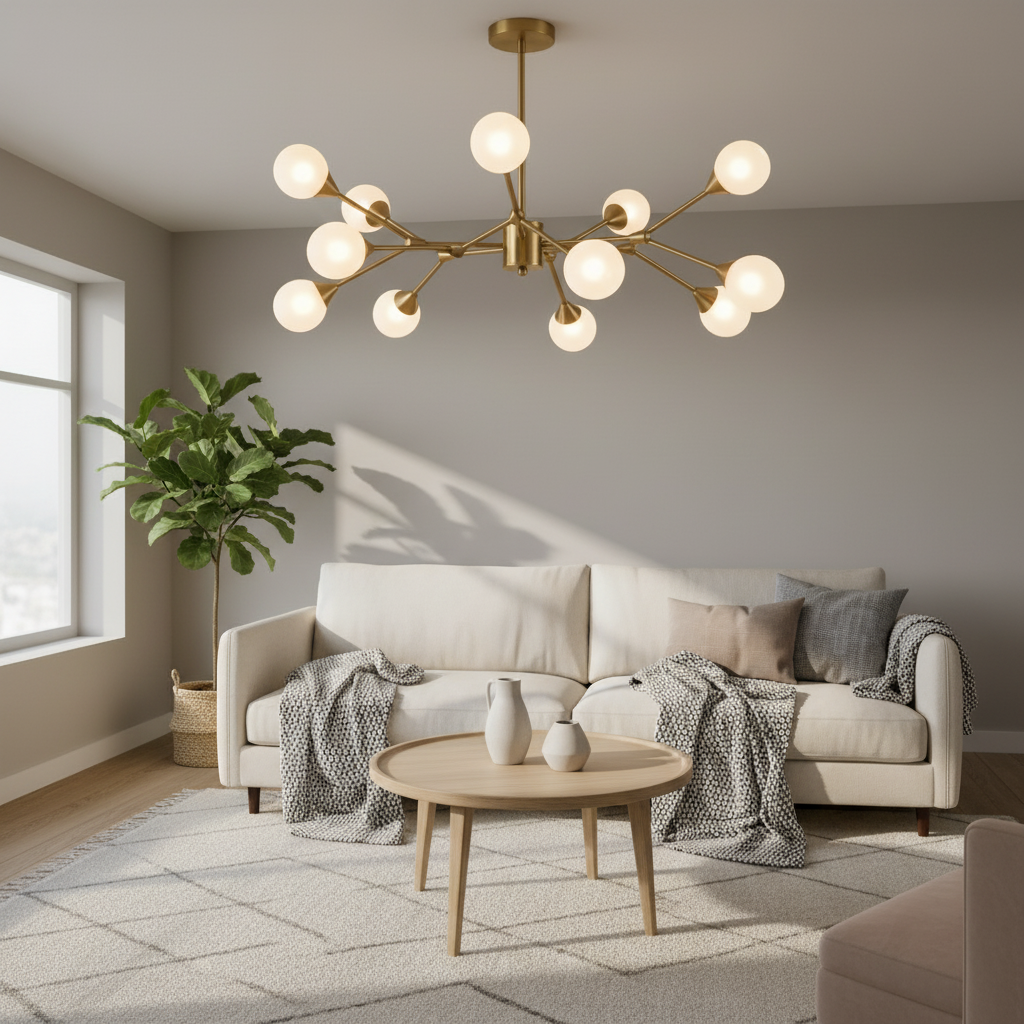 Modern Branch Chandelier