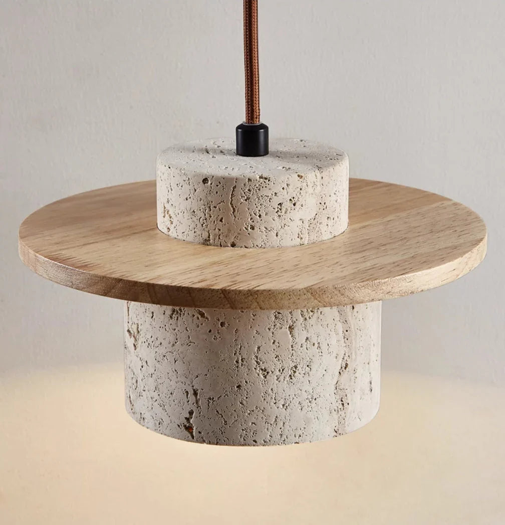 Vespero | Concrete & Wood Pendant Light