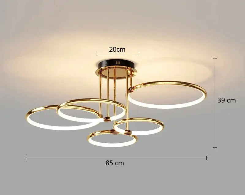 Aveline | Modern LED Ring Ceiling Light