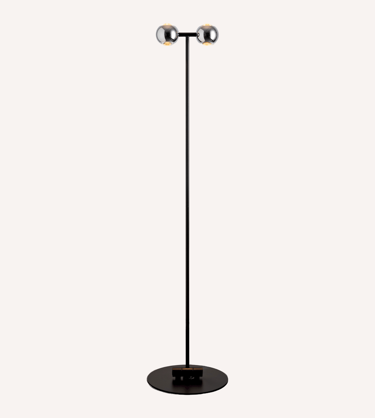 Ash | LED Floor Lamp with Dual Globe Shades