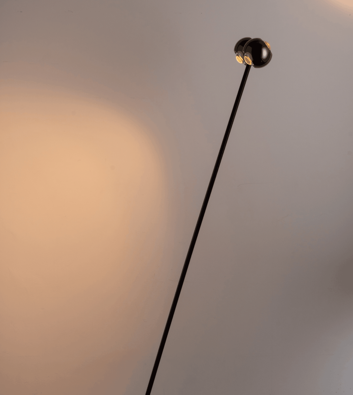 Ash | LED Floor Lamp with Dual Globe Shades