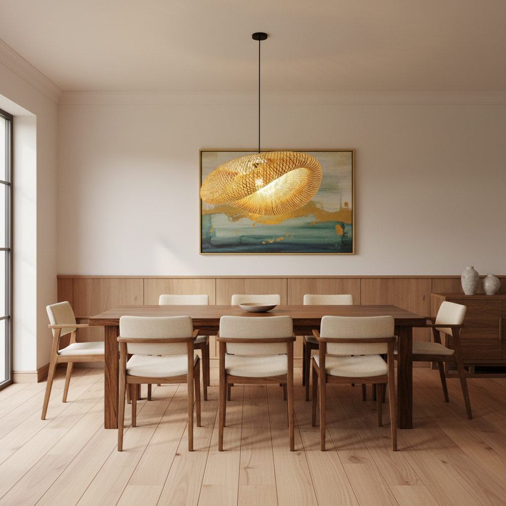 Hestian | Woven Bamboo Pendant Light