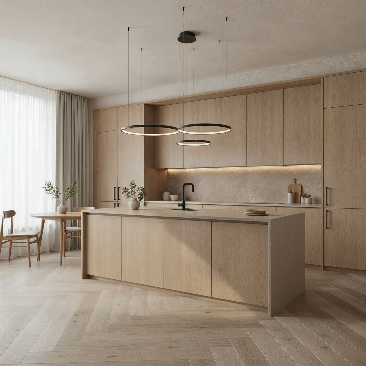 Orissa | Three-Ring LED Pendant Light