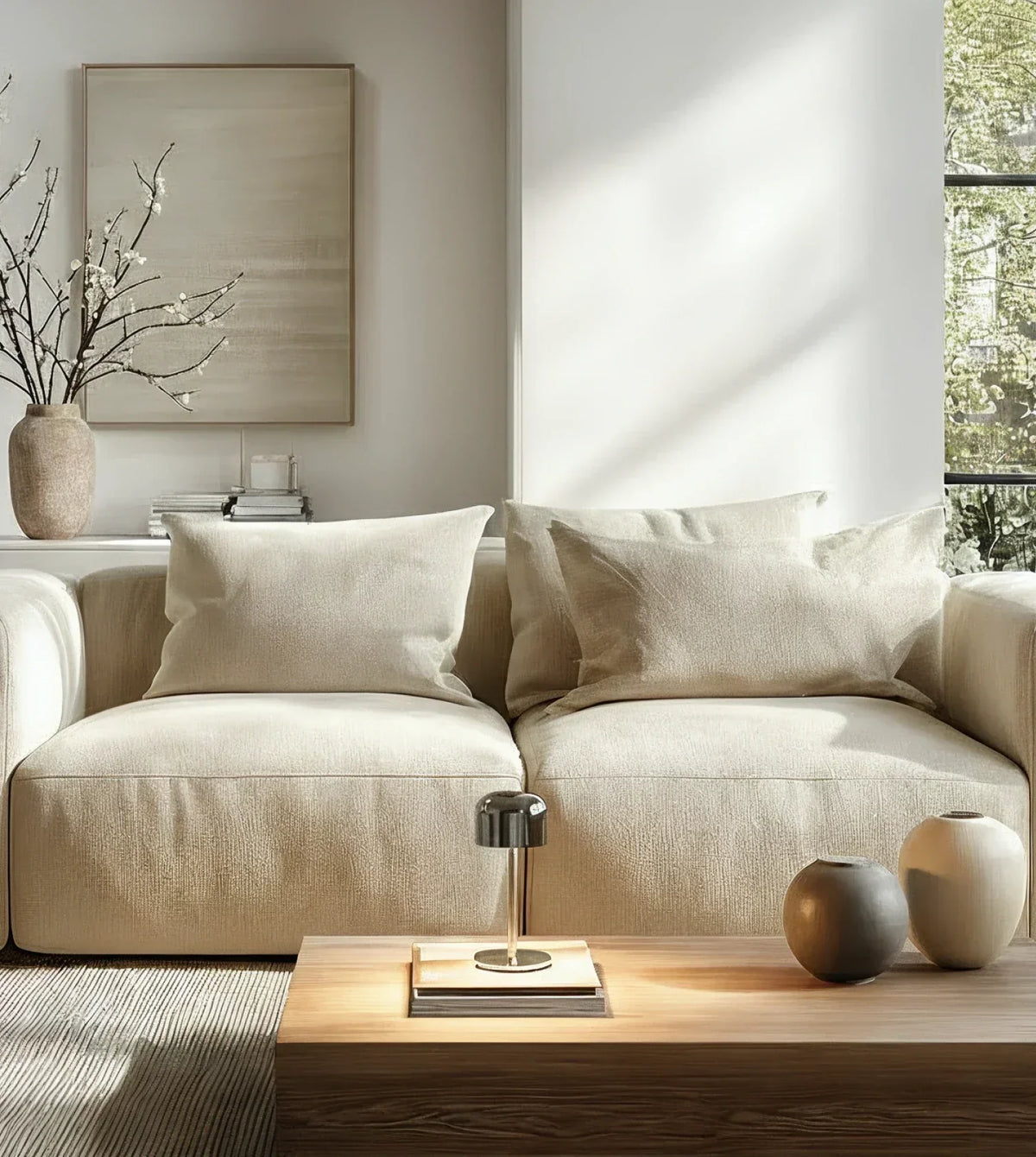 Lunaris | Compact Chrome Table Lamp with Dome Shade