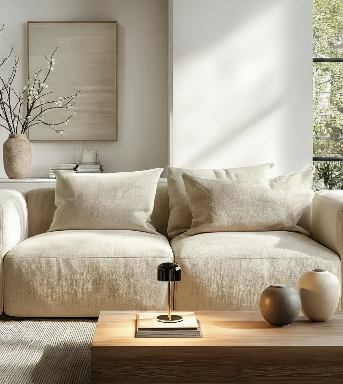 Lunaris | Compact Chrome Table Lamp with Dome Shade