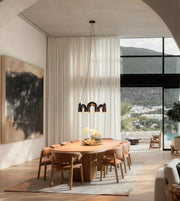 Kyvelle | LED Arch Pendant Light with Adjustable Cable