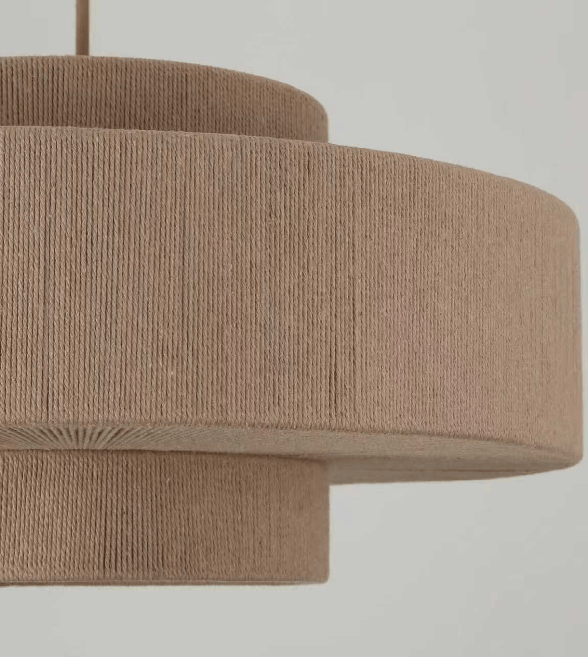 Dervena | Two-Tier Cotton Pendant Light