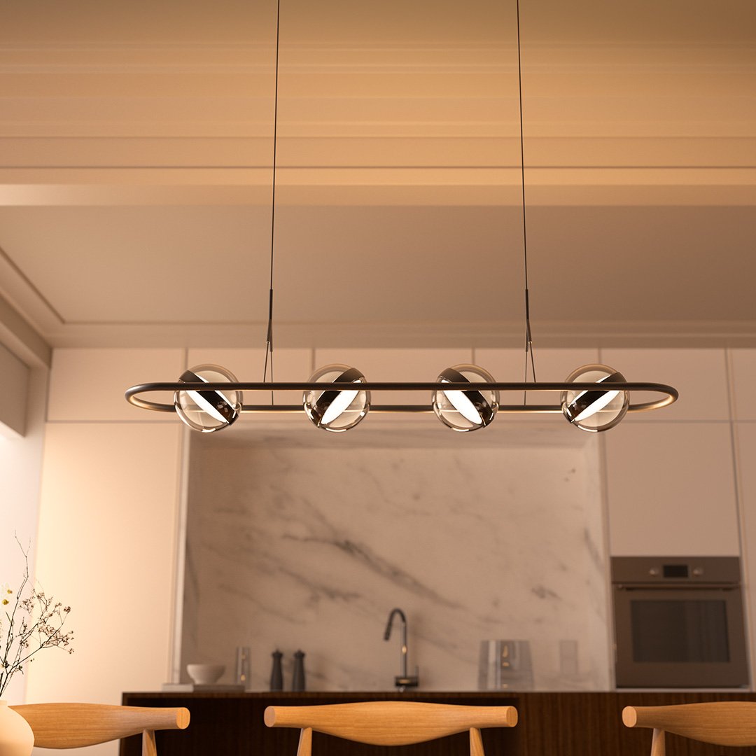 Calypso | LED Pendant Light with Glass Globes
