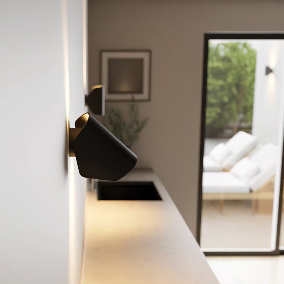 Dravyn | LED Wall Light with 360° Rotation
