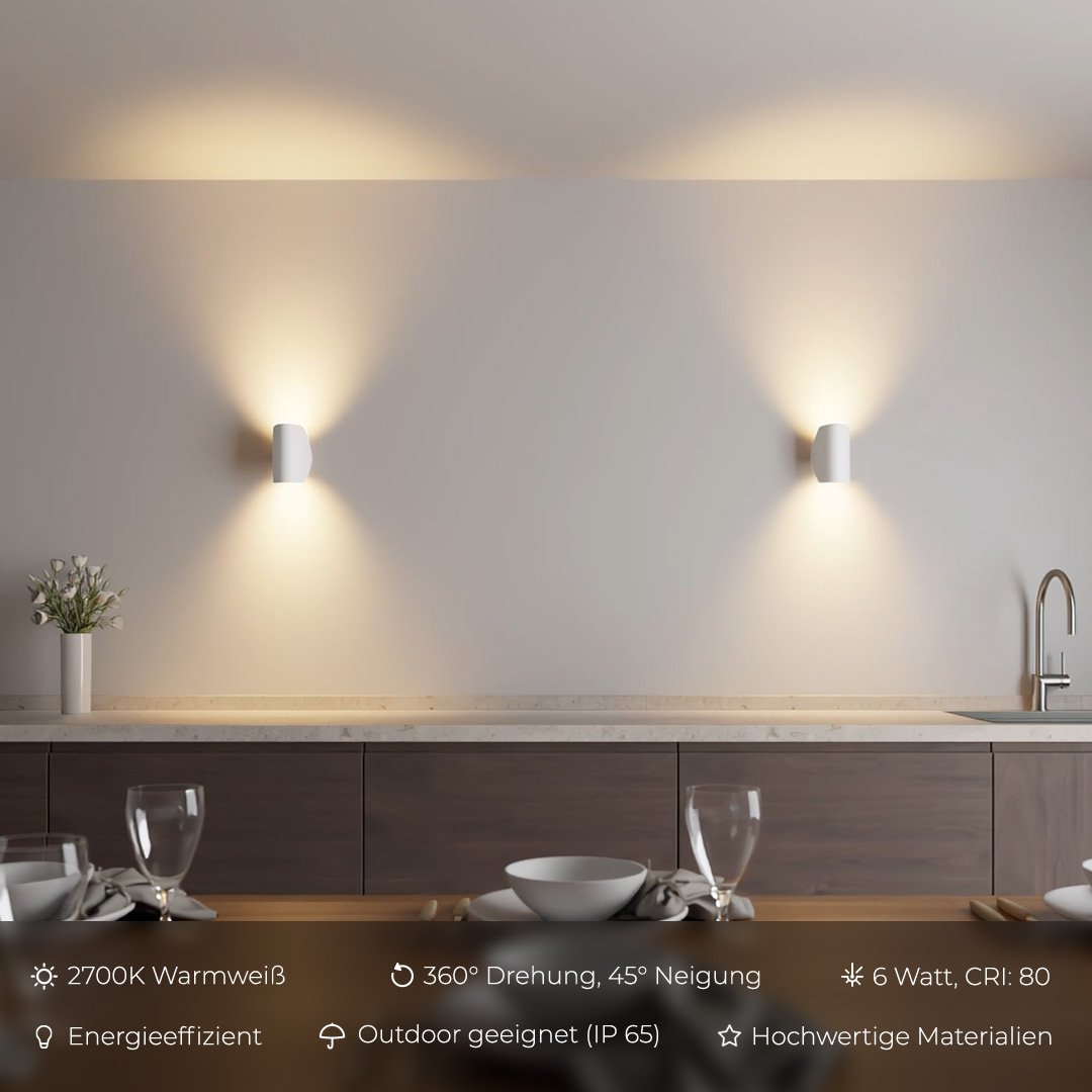 Dravyn | LED Wall Light with 360° Rotation