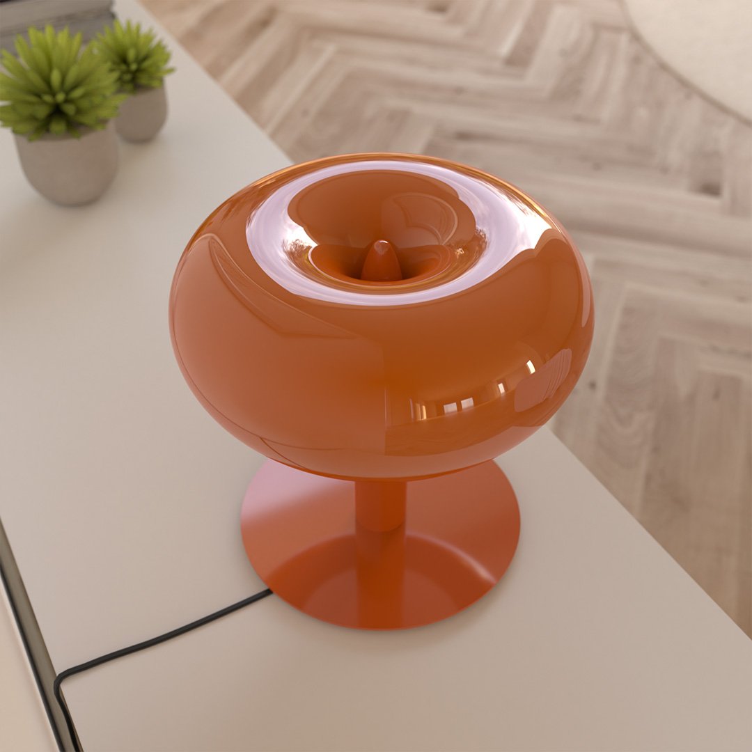 Opalyx | LED Glass Table Lamp with Touch Dimmer