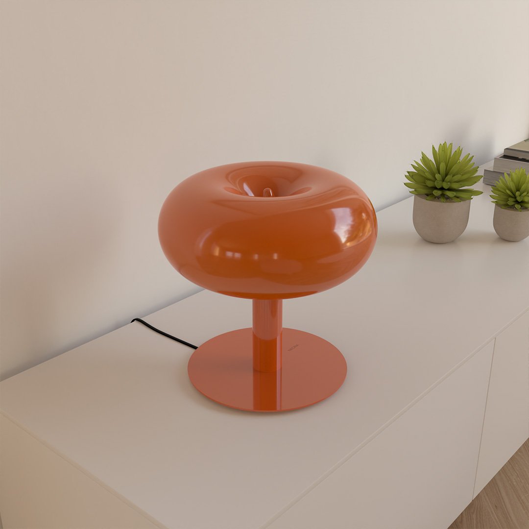 Opalyx | LED Glass Table Lamp with Touch Dimmer