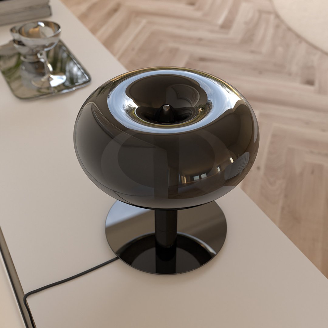 Opalyx | LED Glass Table Lamp with Touch Dimmer