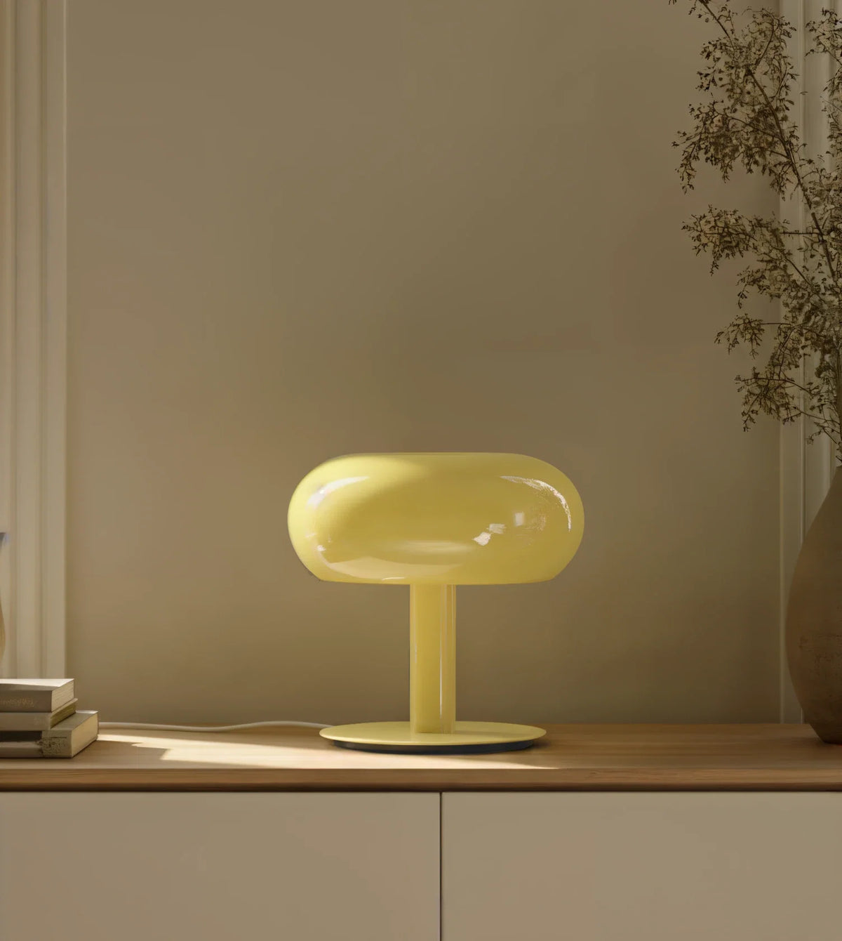 Opalyx | LED Glass Table Lamp with Touch Dimmer