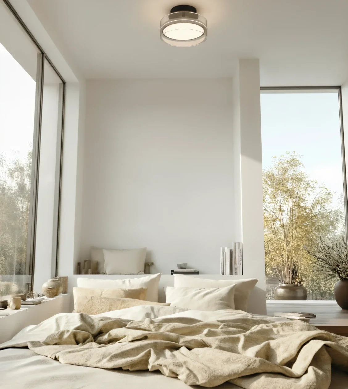 Floriana | Dimmable LED Ceiling Light with Layered Design