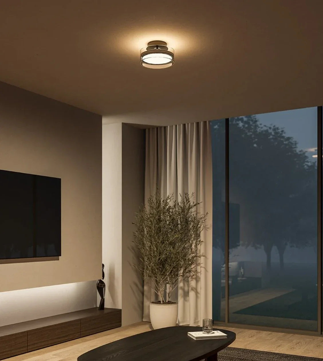 Floriana | Dimmable LED Ceiling Light with Layered Design