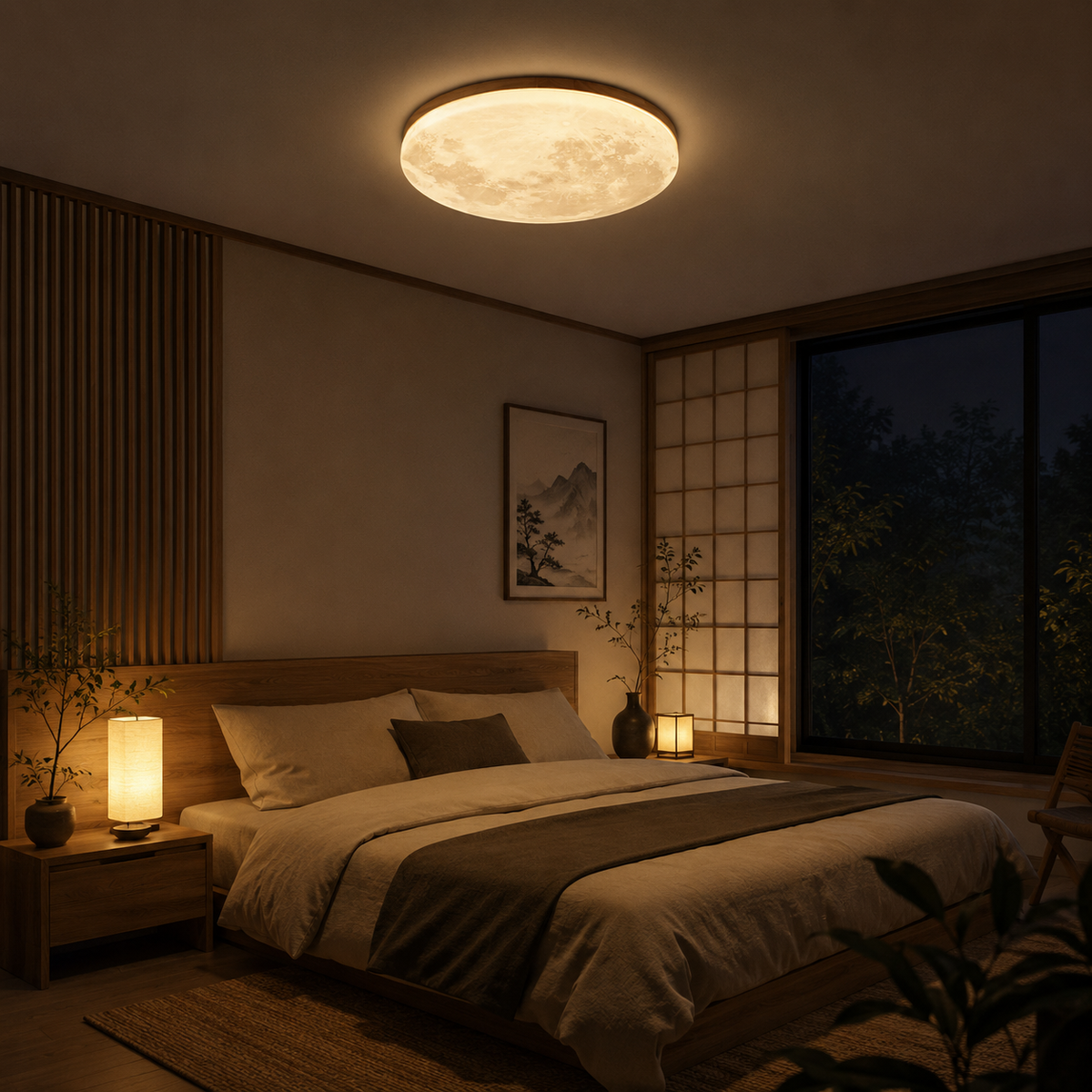 Lior | Moon-Inspired LED Ceiling Light