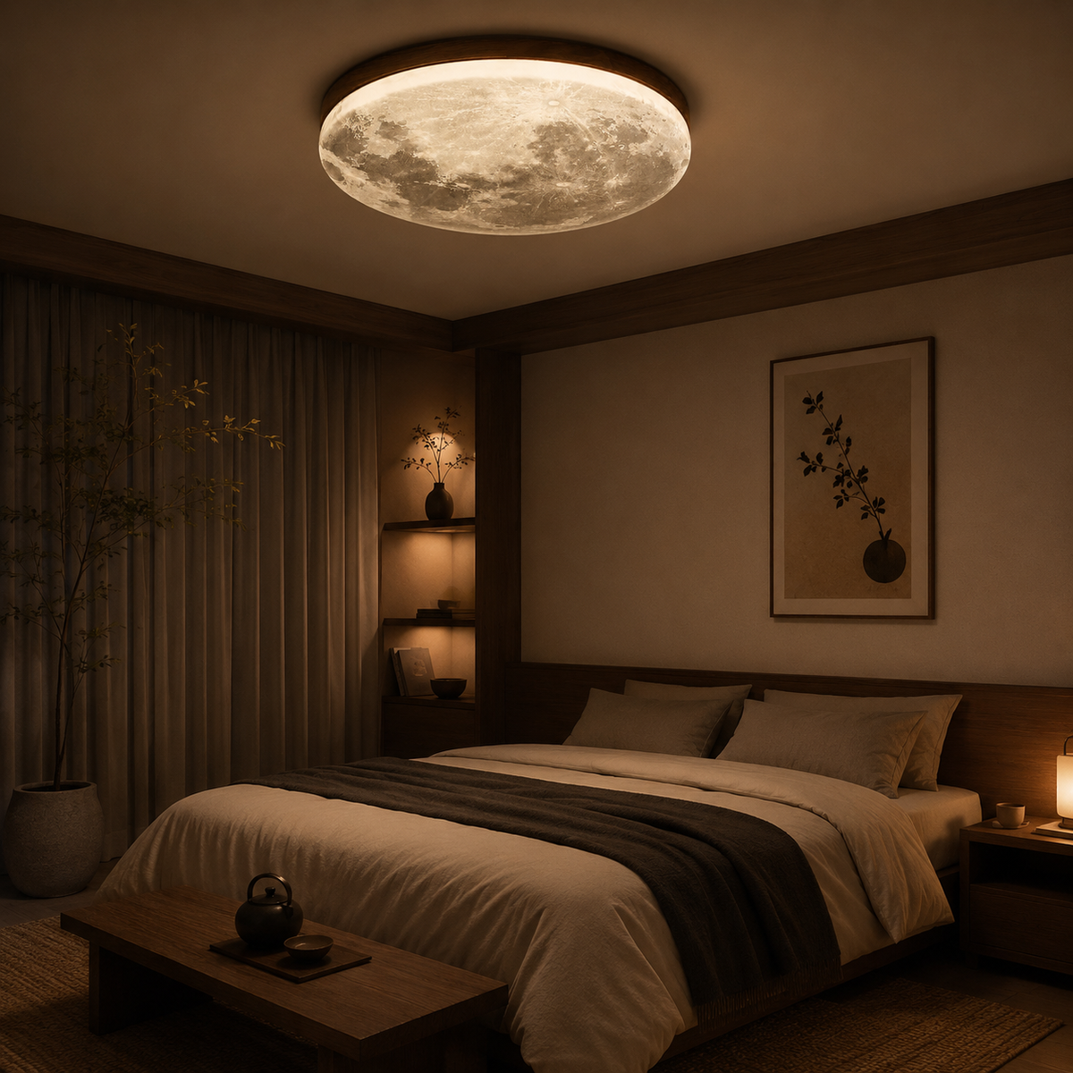 Lior | Moon-Inspired LED Ceiling Light