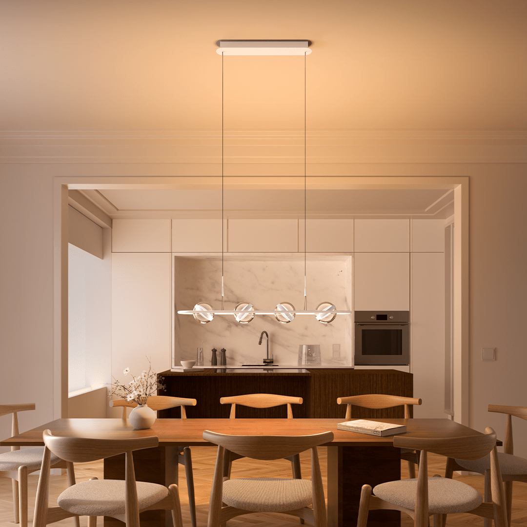 Calypso | LED Pendant Light with Glass Globes