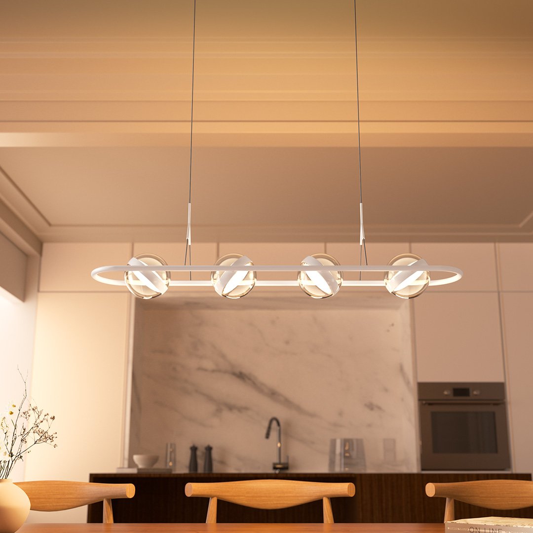 Calypso | LED Pendant Light with Glass Globes