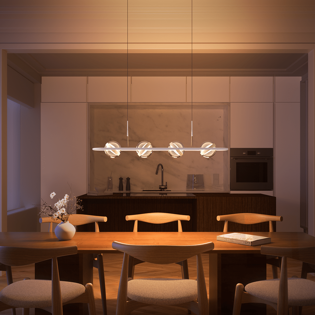 Calypso | LED Pendant Light with Glass Globes