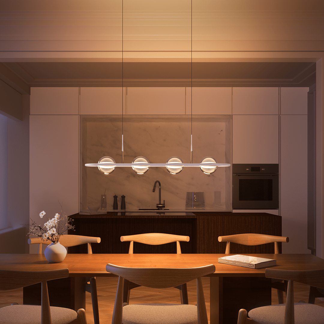 Calypso | LED Pendant Light with Glass Globes