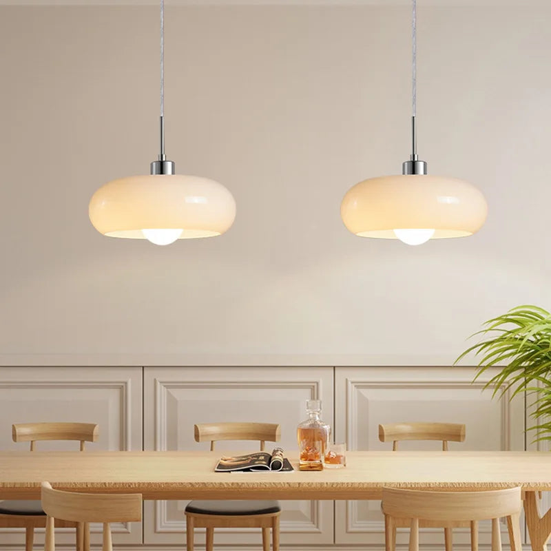 Peony | Glossy Glass Dome Pendant Light