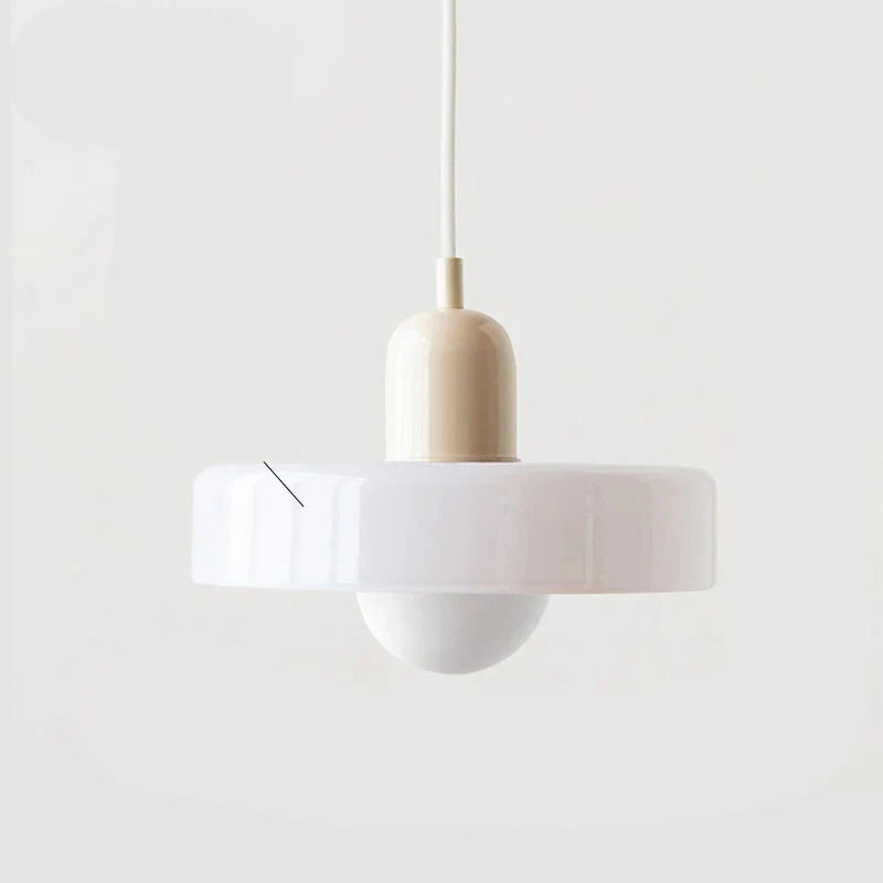 Cirelli | Glass Pendant Light with Ribbed Cap