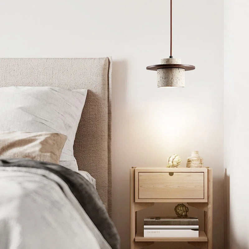 Vespero | Concrete & Wood Pendant Light