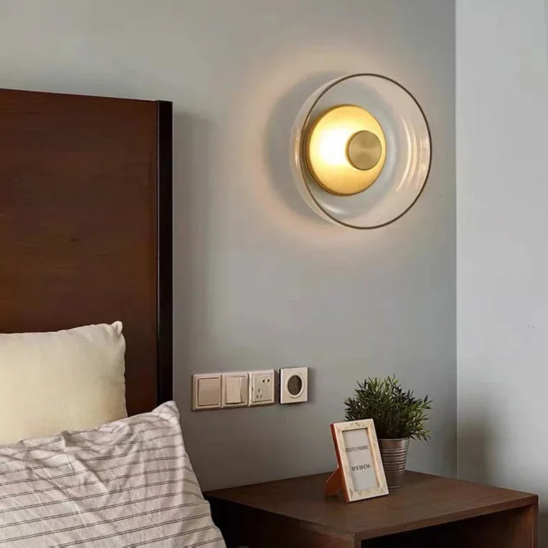 Cydonia | Round Glass Wall Light