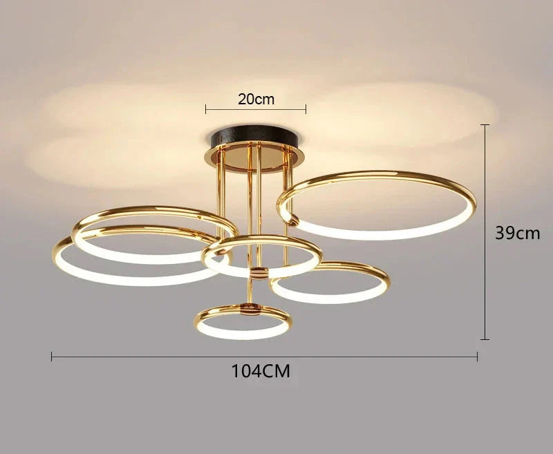 Aveline | Modern LED Ring Ceiling Light