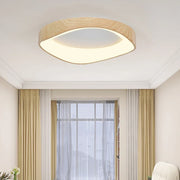 Penrose | LED Ceiling Light with Wood-Effect Trim