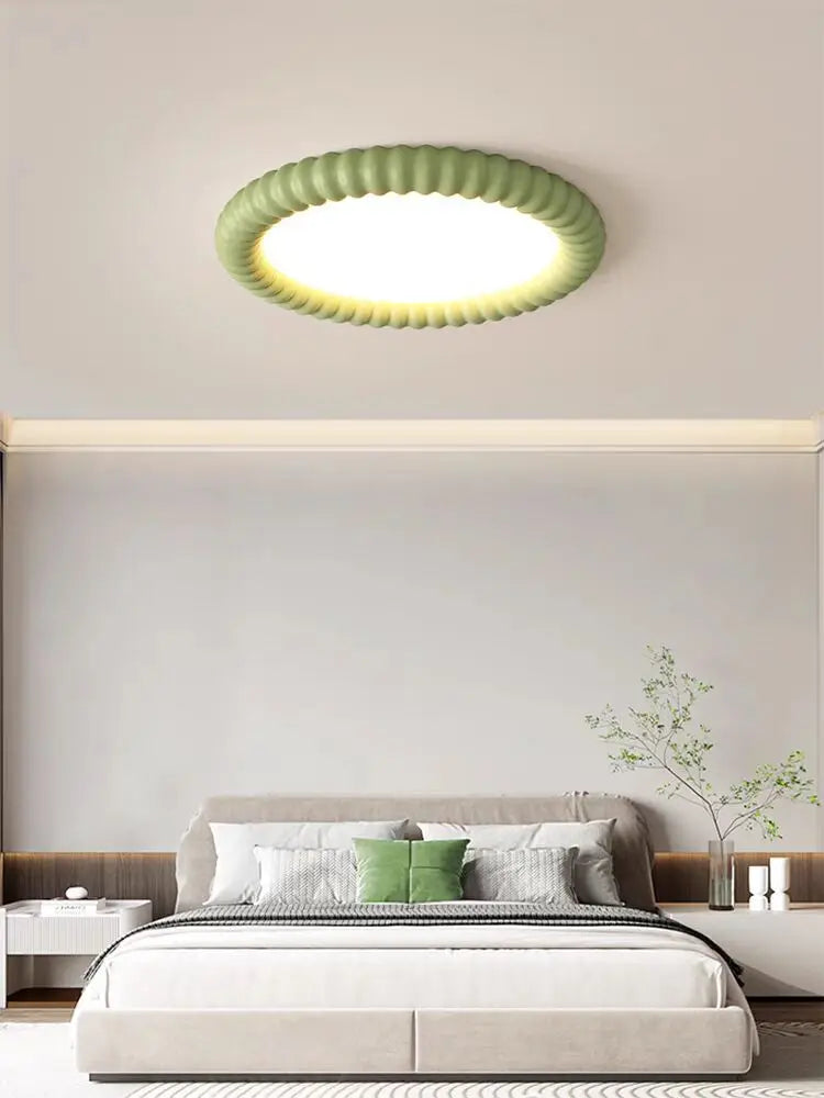 Seraphine | Textured Round Ceiling Light