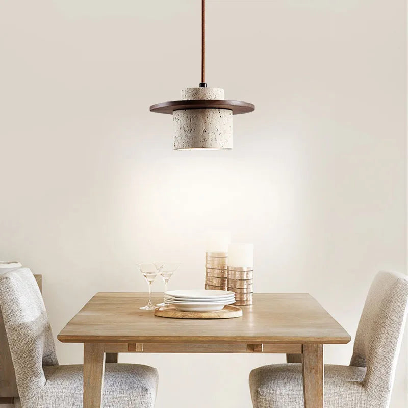Vespero | Concrete & Wood Pendant Light