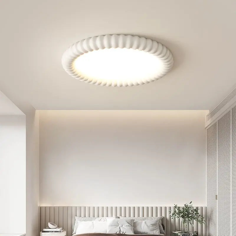 Seraphine | Textured Round Ceiling Light