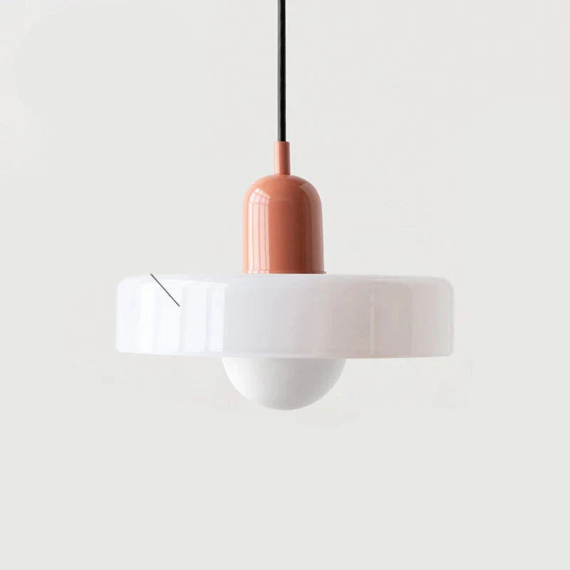 Cirelli | Glass Pendant Light with Ribbed Cap