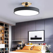 Obsidian | LED Ceiling Light with Gold Mount