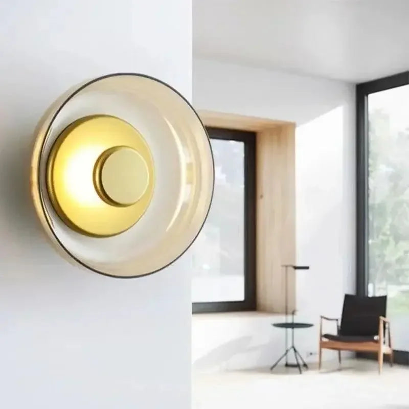 Cydonia | Round Glass Wall Light