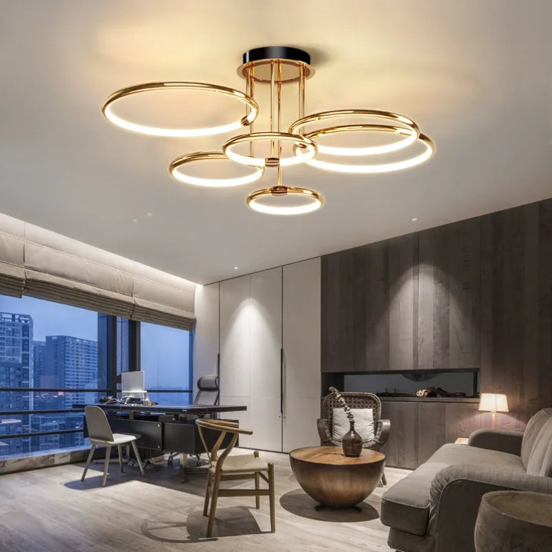 Aveline | Modern LED Ring Ceiling Light