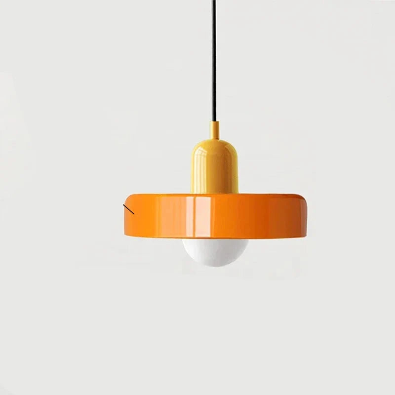 Cirelli | Glass Pendant Light with Ribbed Cap