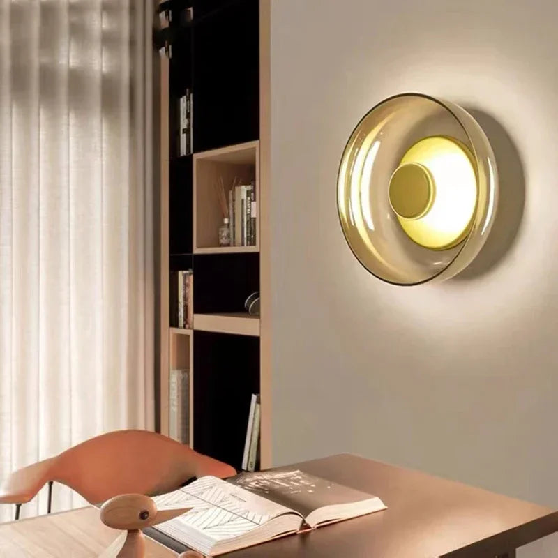 Cydonia | Round Glass Wall Light