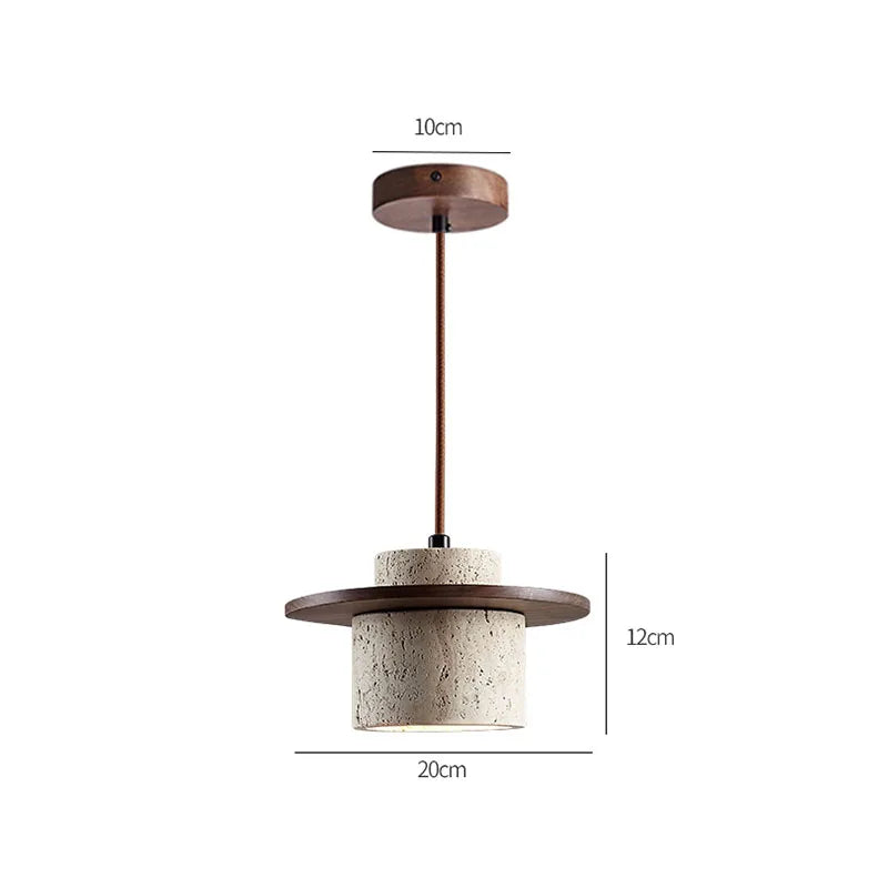 Vespero | Concrete & Wood Pendant Light