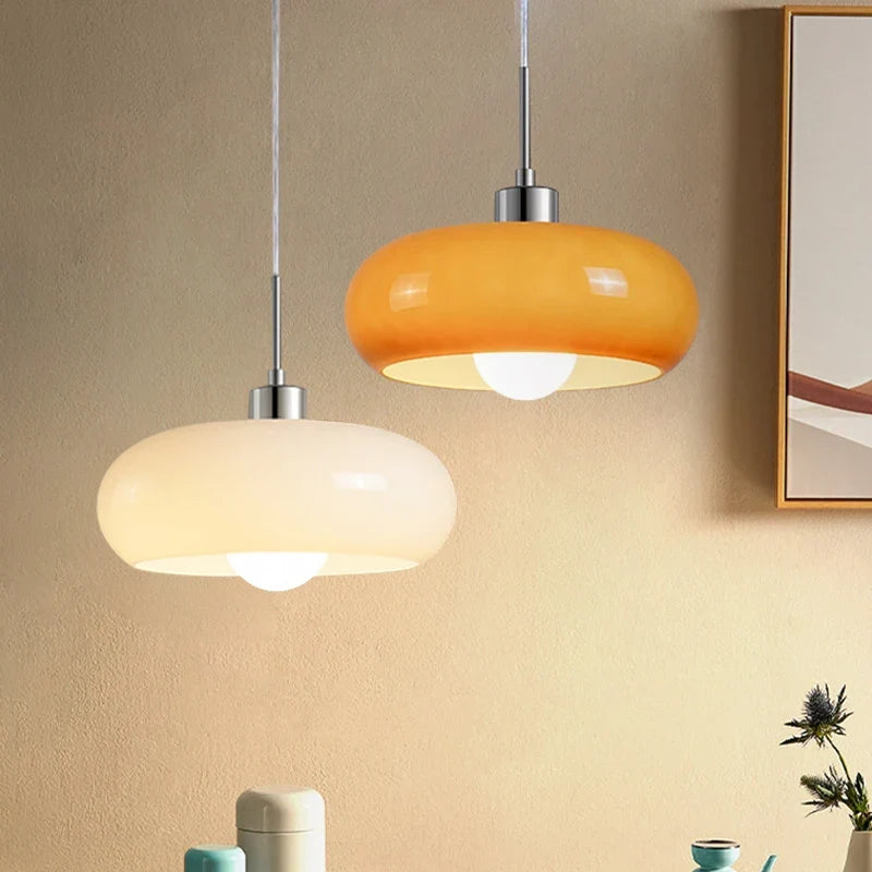 Peony | Glossy Glass Dome Pendant Light